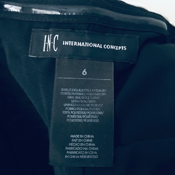 100% Silk Zebra Print A-Line Evening Dress - Picture 8 of 12